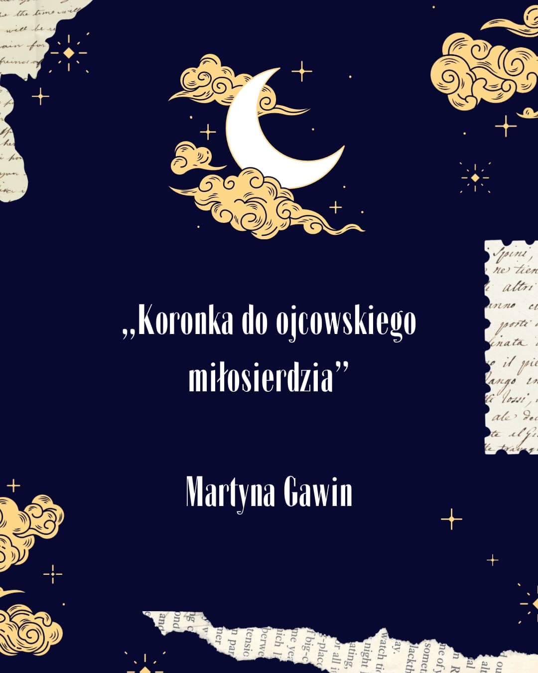 „Koronka do ojcowskiego miłosierdzia” – Martyna Gawin